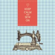 Sew on