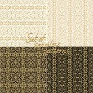 Set of laced floral patterns N2