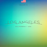 World Cities labels - Los Angeles