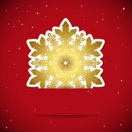 Golden snowflake N3