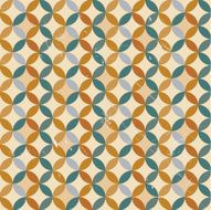 Vector retro circles background