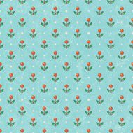 Floral baby wallpaper Vector EPS10 N2