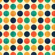 Seamless polka dots pattern N27