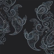 Paisley background Hand Drawn ornament N5