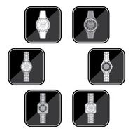 Set of female watch