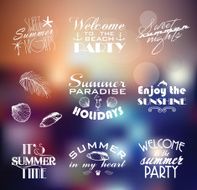 Summer labels N11