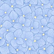 Seamless background with flower N5