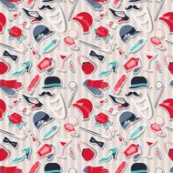 Retro of 1920s style seamless pattern N8