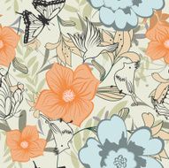 Seamless Floral Pattern N962