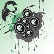 Music Speaker - Illustration