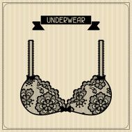 Underwear Vintage lace background floral ornament