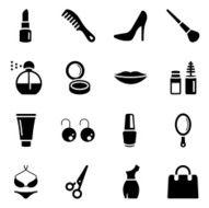 Cosmetics Woman&#039;s Beauty Icons N3