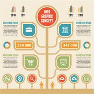 Infographic Concept - Vector Scheme with Icons N7
