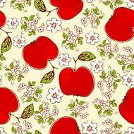 Apples and flowers