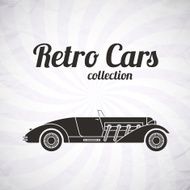 Retro cabriolet sport car vintage collection N6
