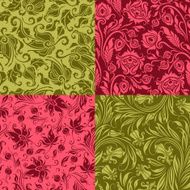 Seamless Floral Pattern N970