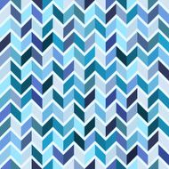 Seamless geometric pattern blue mosaic