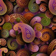 seamless pattern with paisley N29