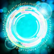 Abstract digital background with a round space for your text N4