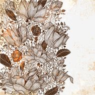 vintage floral background N17