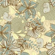 Seamless Floral Pattern N972