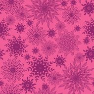 Abstract floral shapes seamless pattern background
