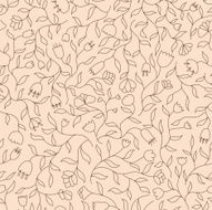 Seamless Floral Pattern N974