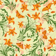 Seamless Floral Pattern N975