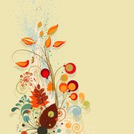 Floral background N626