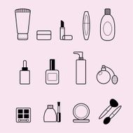 cosmetic line icons