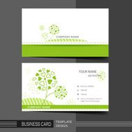 natural modern business card template N2