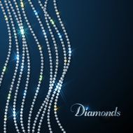 Sparkling diamonds background
