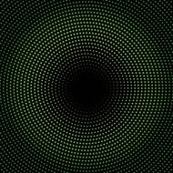 green circle of halftone vector illustration 10 eps N3
