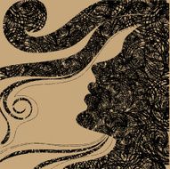 decorative vintage woman