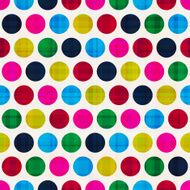 retro polka dots seamless pattern