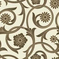 Seamless ornament with flowers N2