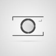 Camera icon Design elements