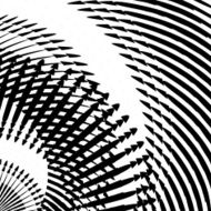abstract black and white shape background N12
