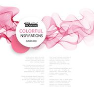 Abstract smoky waves background Template brochure design N71
