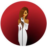 Diva in white