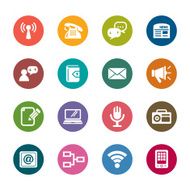 Communication Color Icons