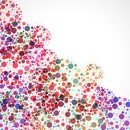 abstract colorful dots pattern background N5