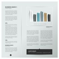 Brochure flyer newsletter annual report layout template N8