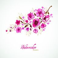 Watercolor floral N8
