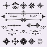 Set of Calligraphic and Decorative Design Elements N2