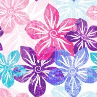Seamless floral gentle pattern