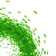 abstract green wave data flowing background