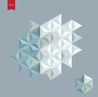 Abstract triangle background N39