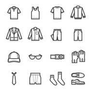Men Clothing Icons N2