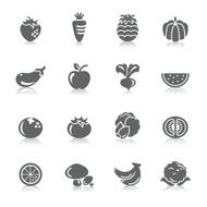 Fruit and Vegetables Icons N8